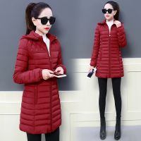 ☬✢❅ Ladies Fashion Coat Down Cotton Hooded Jacket Woman Warm Outerwear Jackets Female Py019