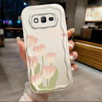 เคสเคสโทรศัพท์นิ่มลายคลื่นดอกทิวลิป J2ปลอกสำหรับ Samsung ทำจากสาวน่ารักไอศกรีม