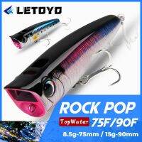 hot！【DT】 LETOYO Topwater Jet Floating Fishing Lures 8.5g15g Artificial Hard Bait Bass Pike Perch Wobbler