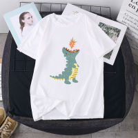 เสื้อยืดแขนสั้นพร้อมส่ง 8สี ลายการ์ตูน ขายดีตามเทรนต์ ลายน่ารัก สีสันสดใส่น่ารัก ใส่ได้ทั้งหญิงและชาย (S-3XL)BK-383