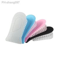 1 Pair Invisible Height Increase Insoles for Women Men Half Insole 3-Layer Air Up Lifts Elevator Shoes Pad Heel Lifting Inserts