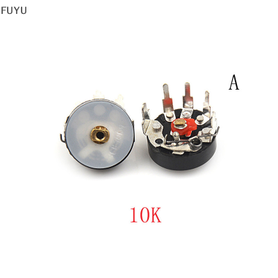 FUYU 10pcs Potentiometer RV12MM 10K 50K Radio Potentiometer with SWITCH