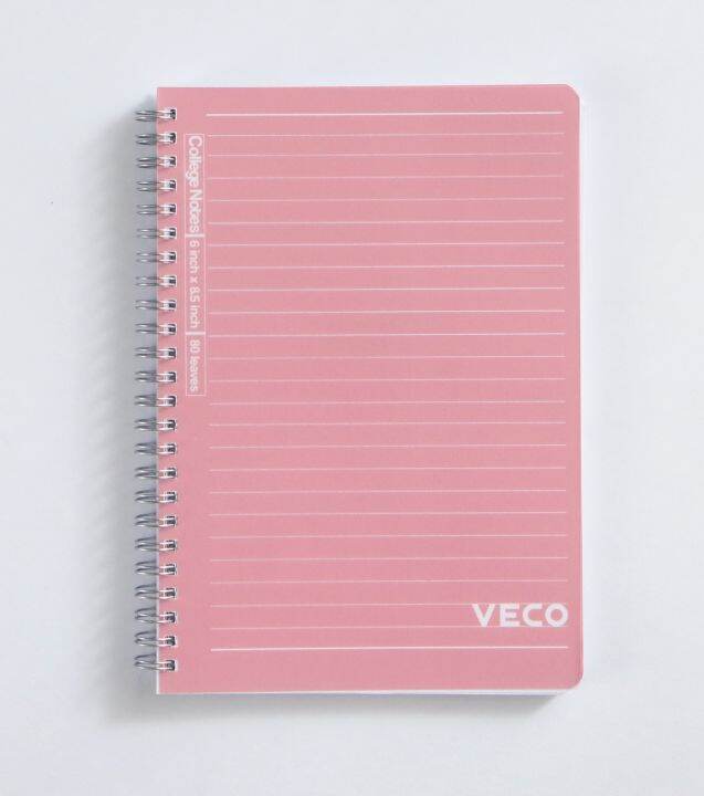 Veco College Notes Color Coding Notebook 80lvs 6x8.5in 60gsm with ...