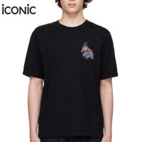 iCONiC BLACK HORUS T-SHIRT #4528 เสื้อยืด สีดำ ปักฟองน้ำ เทพแพะฮอรัส 3มิติ นุ่มนิ่ม เสื้อยืดผู้หญิง เสื้อยืดแฟชั่น เสื้อยืดปักลาย เสื้อผ้าผญ