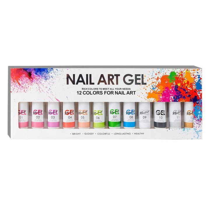 12-pcs-nail-gluesset-8ml-nail-art-line-gels-polish-kit-for-french-uv-painting-drawing-acrylic