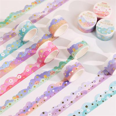 1PC Creative Handbook Tape DIY Paper Decorative Handbook Decorative Materials Paper Tape Handbook Collage Material Adhesives Tape