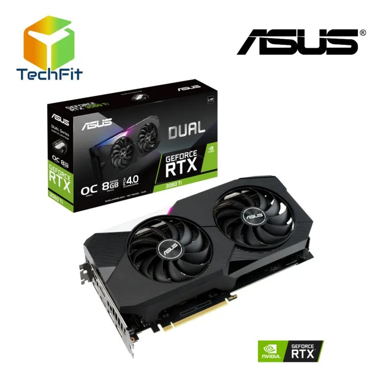 Asus Dual GeForce RTX™ 3060 Ti V2 OC Edition [DUAL-RTX3060TI-O8G-V2 ...