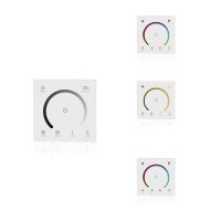 ☇ 1 Piece 86 Sty LED Light Controller DC12V 24V Controller Light Dimmer Single Color/CT/RGB/RGBW LED Strip Wall Switch (MB05)