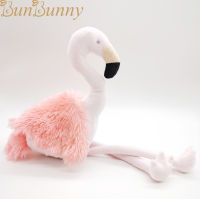 Pink Flamingo Plush Toys Sweet GIrl Nursey Room Decoration Home Accessories Lovely Handmade Soft Swan Stuffed Animal Doll