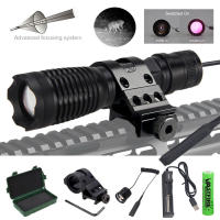 VASTFIRE Zoomable 10W LED 940nm อินฟราเรด IR LED Night Vision รังสีอินฟราเรดโฟกัสไฟฉายยุทธวิธีล่าสัตว์ไฟฉาย