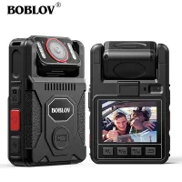 BOBLOV M7Pro 4K GPS กล้องมินิ พร้อมเลนส์หมุนได้180 °, กล้องบอดี้แคมความละเอียด HD 2196P M7 Pro MAX พร้อมรีโมทคอนโทรลเครื่องบันทึกวิดีโอ15ชั่วโมงกล้องบันทึกภาพภาพในเวลากลางคืนกล้องตำรวจตรวจจับการเคลื่อนไหว