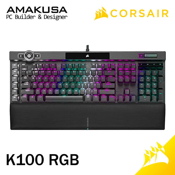 Corsair K100 Premium Mechanical Gaming Keyboard LED Cherry Speed OPX