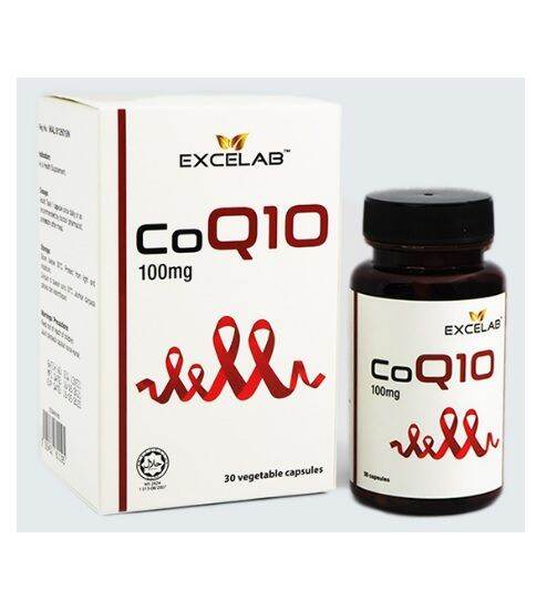 Excelab CoQ10 Coenzyme Q10 100mg 30 Vegetable Capsules Exp: 03/2024 ...