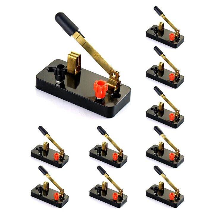 10Pcs Single Pole Single Throw Switch,Knife SwitchUsed For Physics