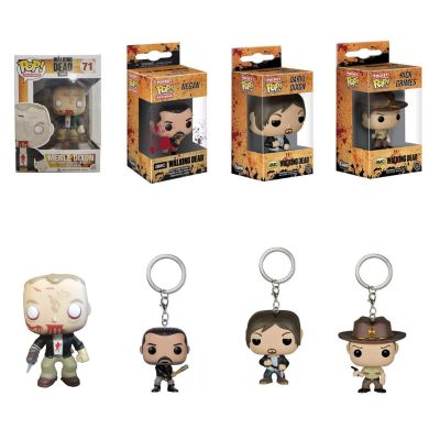 The Dead Pop Walking Negan Daryl Merle Figures Keychains Decorations