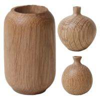 Mini Wooden Vase Table Flower Stand Vase Ornament Simple Design Vase Crafts for Dinner Parties Home Holidays and Wedding Planning intensely