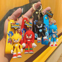 Cartoon Cartoon Sonic the Hedgehog Silicone Doll Doll Creative Keychain Pendant Boys Schoolbag Backpack Pendant