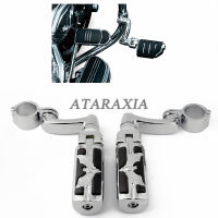 Motorcycle 1 14 Highway Chrome Front Foot pegs Footrest For Honda GL1800 GOLDWING Foot Pegs Footrest Clamp Mount Footrests