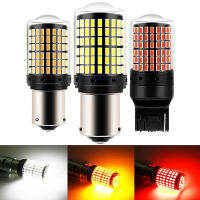 1156 T20 144 Canbus ไฟ LED ย้อนกลับ3014 144SMD BA15S PY21W 1157 BAY15D 7440เบรคไฟเลี้ยวสัญญาณเบรค2Pc