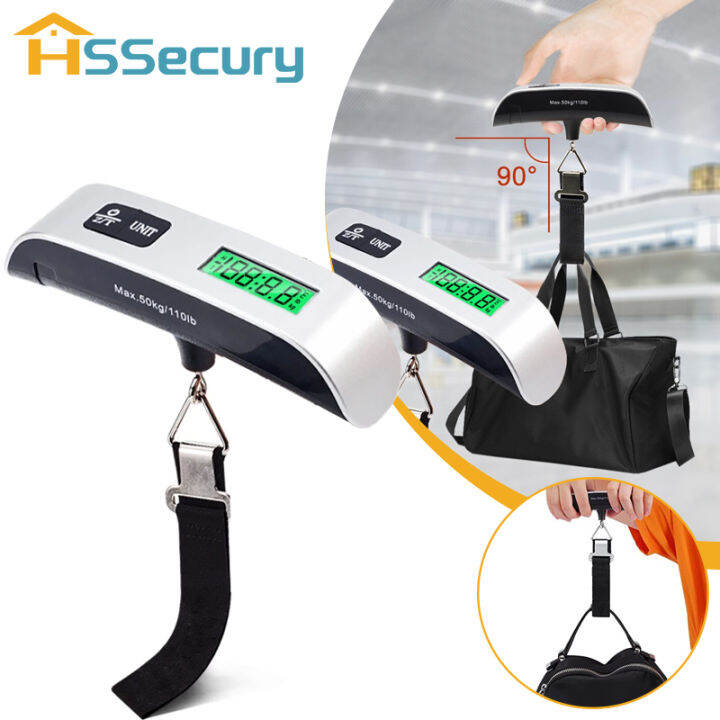 Portable LCD Digital Hanging Scale Luggage Suitcase Baggage Weight