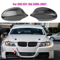 Tapa De Cubierta De Espejo Retrovisor ด้านข้าง Fibra De Carbono ABS Para BMW, E90, E91, 2005-2007, E92, E93, 2006-2009,สไตล์ M3,E80, E81,ครอบคลุม E87/