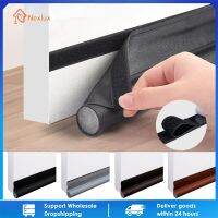 Door Bottom Sealing Strip Adjustable Underdoor Draft Stopper Windproof Insectproof Seal Door Seam Anti-Cold One Side Gap Blocker Decorative Door Stops