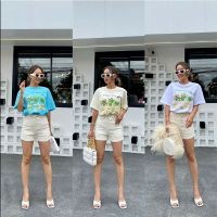 Designer world T-shirtเสื้อยืดทรงโอเวอร์ไซส์ สกรีนลายสไตล์มินิมอลโทนสีสวยปังทุกสีดูสวยแบบเก๋ ๆ