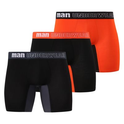 3 Pieces Men’s Underwear boxer briefs Soft Comfortable Bamboo Viscose Underwear Trunks (3 Pack) L-5XL