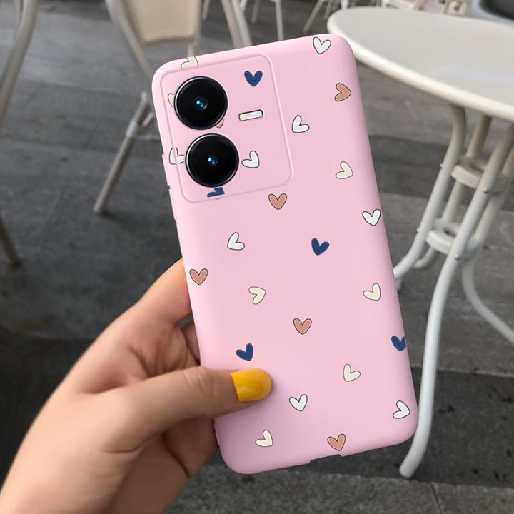 soft-case-สำหรับ-vivo-y22-vivo-y22s-2022-matte-jelly-ซิลิโคนวัวการ์ตูนพิมพ์สำหรับ-vivoy22-y-22-s-v2206เคสใส่โทรศัพท์