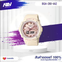 Casio Baby-G นาฬิกาข้อมือผู้หญิง สายเรซิ่น รุ่น BGA-280 BGA-280-4A2 ของใหม่ของแท้100% ประกันศูนย์เซ็นทรัลCMG 1 ปี