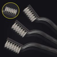 （HOT） Mini Wire Brush Set Stainless Steel Wire Brush Nylon Cleaning Polishing Metal Brush Rust Removal Decontamination Cleaning Brush