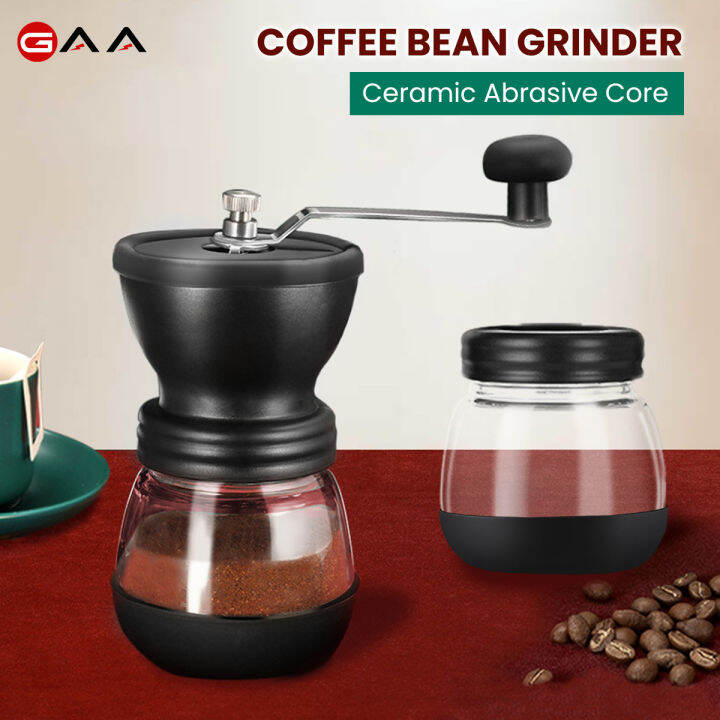 GAA Portable Manual Coffee Grinder Coffee Bean Grinding Hand Crank Bean