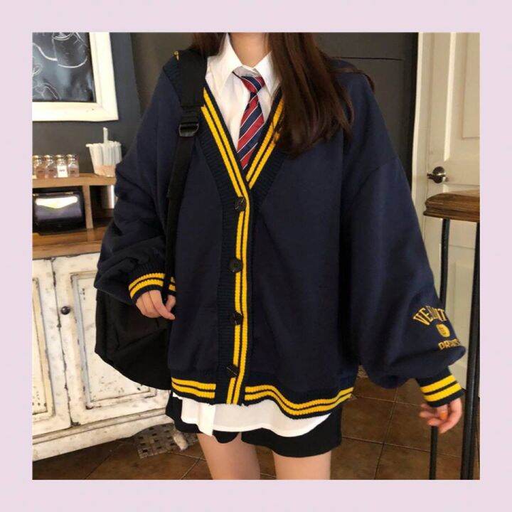 Hcm]Áo Khoác Cardigan Vermont Đen Thêu Tay Unisex [Kèm Hình Thật] H2 Store3  | Lazada.Vn