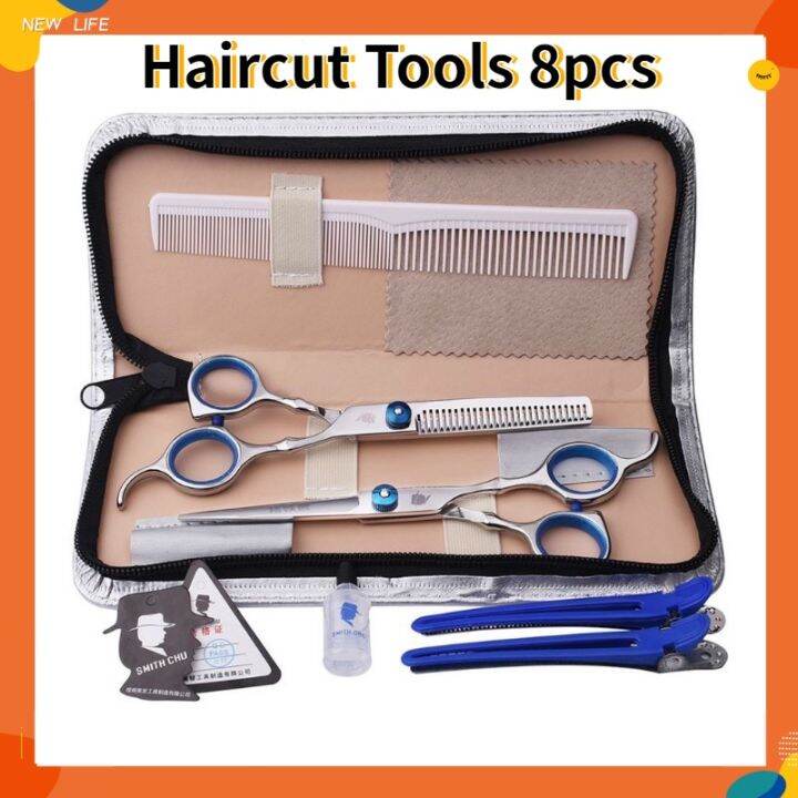 8pcs/6 pcs set Professional Haircuts hair cut Hairdresser Scissors Set Hair Thinning Hair styling tools barber tool | Lazada 8pcs/6 pcs set Professional Haircuts hair cut Hairdresser Scissors Set Hair Thinning Hair styling tools barber tool | Lazada