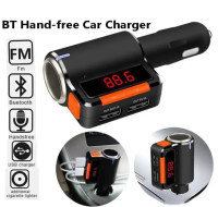 BC09 BC06 อุปกรณ์รับสัญญาณบลูทูธ bluetooth car MP3+2USB charger แบบแฮนด์ฟรีในรถยนต์ ฟังMP3 และชาร์จโทรศัพท์ Soms