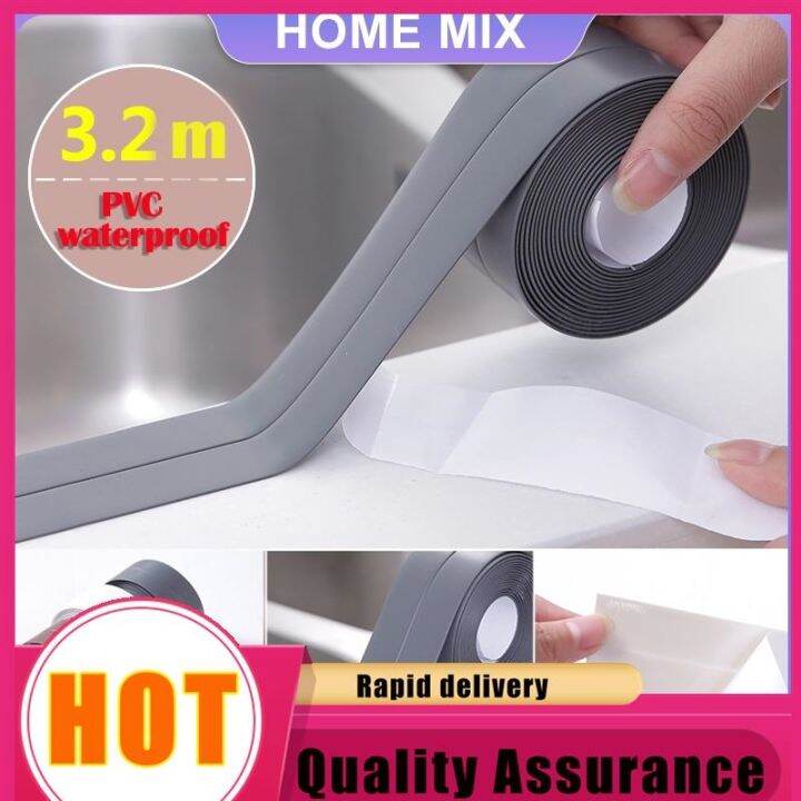 Sink Bath Sealing Strip Tape Mildew Strip Bathroom For Kitchen Self