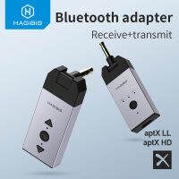 Hagibis บลูทูธ5.0รับส่งสัญญาณเสียง aptX LL aptX HD 3.5มม. แจ็ค AUX อะแดปเตอร์ไร้สายรถยนต์ PC หูฟังทีวีลำโพง