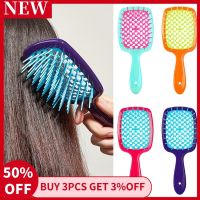Hairdressing Comb Hollowing Out Wide Teeth Scalp Massage Hair Brushes Professional Hairstyling Brushes Barber Accesories