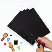 Nam châm lá dẻo a4 có decal keo dán