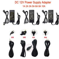 หม้อแปลง2a 1a 12 V Ac 100V-240V เป็น Dc 12 V ตัวแปลง3a 6a 8a 10a อะแดปเตอร์จ่ายไฟพลังงานสำหรับไฟแถบไฟ Led