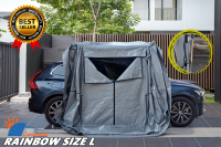 โรงจอดรถสำเร็จรูป เต็นท์จอดรถพับได้ CARSBRELLA รุ่น RAINBOW SIZE L สำหรับรถยนต์ที่มีขนาดกลาง