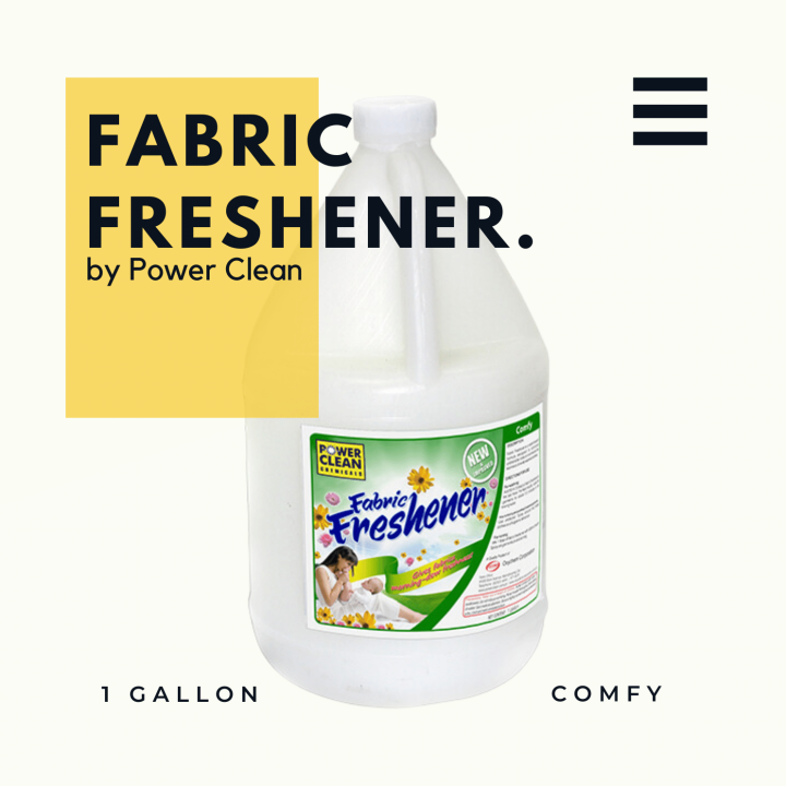 PowerClean Fabric Freshener Comfy In 1 Gallon Bottle (sold By Jowlaen ...