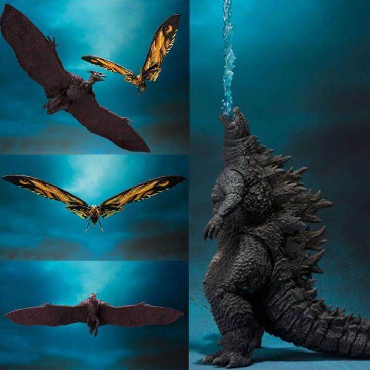 The King Of Monster Godzilla Rodan Vs Mothra Action Figure Collectible ...