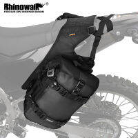 Rhinowalk กระเป๋าข้างรถจักรยานยนต์,กระเป๋าข้างรถจักรยานยนต์พร้อมฐานกันน้ำ6L/8L/10L/15L กระเป๋าที่นั่งหลังถอดออกได้มัลติฟังก์ชั่นกระเป๋าเก็บของมอเตอร์ครอส