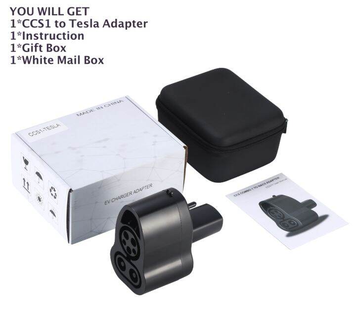 ccs1เพื่อเทสลา-ev-อะแดปเตอร์แปลงสถานีชาร์จ250kw-combo-ccs-1ชาร์จอะแดปเตอร์แปลงสำหรับรุ่น3-xys