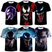 Kids Clothes Venom Print Short Sleeve T-Shirt Boys/Girls