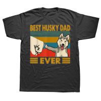 Best Husky Dad Ever I Love My Husky Classic T Shirts Graphic Streetwear Short Sleeve Birthday Gifts T shirt Mens | |   - AliExpress