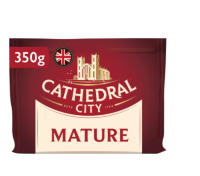 ?นำเข้าจากต่างประเทศ? Mature Cheddar Cheese Cathedral City ?  350g