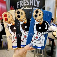 CrashStar เคสโทรศัพท์นักบินอวกาศน่ารักสำหรับ iPhone 14 13 12 11 Pro Max XS XR 7 8 Plus + SE 2020เคส TPU แบบนิ่ม