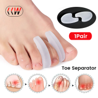 CCW 1คู่ที่คั่นนิ้วเท้าซิลิโคน Hallux ซิลิโคนคั่นนิ้ว Bunion Adjuster Relief ความเจ็บปวด